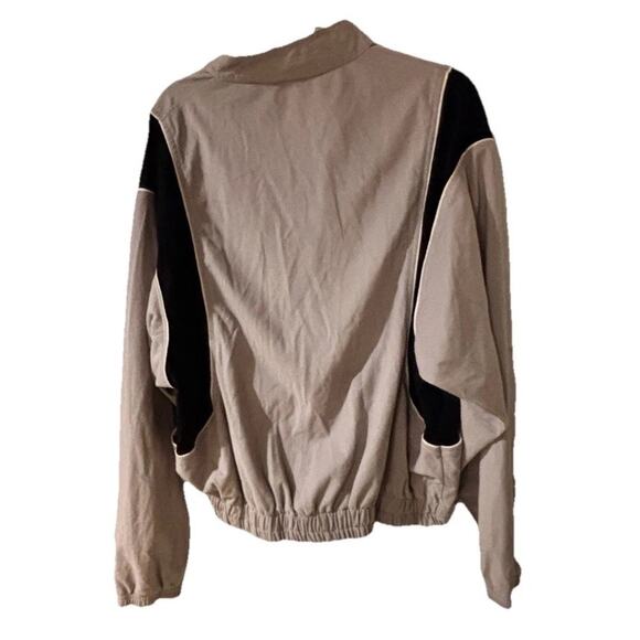 VTG Fila Zip Jacket Purple-Grey & Black W/White Piping Size 46 Elastic Waist. - Picture 3 of 11